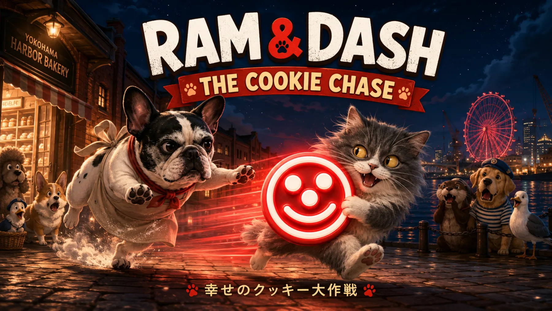 RAM & DASH — THE COOKIE CHASE キーアート